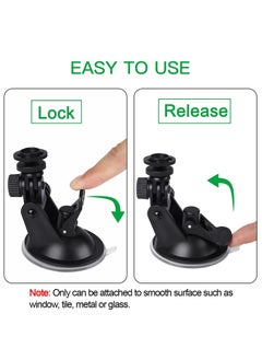 Y&D 4pcs Suction Cup Mount for All-new Blink Outdoor/indoor Camera, Xt / Xt2, Mini, Attach Your Home Security Camera with No Tools, Driving Recorder Action Car Bracket  - Image 2