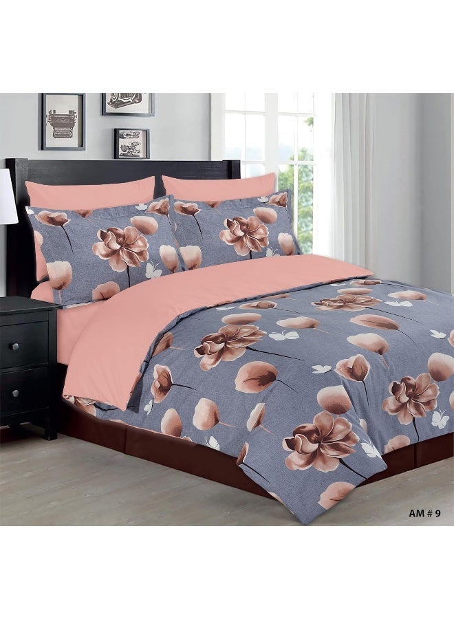 6Piece Floral Polycotton Bedding Set
