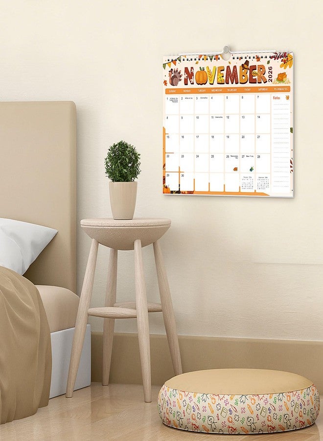 Zuozee 2026 Calendar, Wall Calendar 2026-2027, 24 Month Calendar from January 2026 to December 2027, 11" X 8.5", Monthly Calendar with Twin-Wire Binding, Perfect for Organizing at Home, Office & School - Image 5