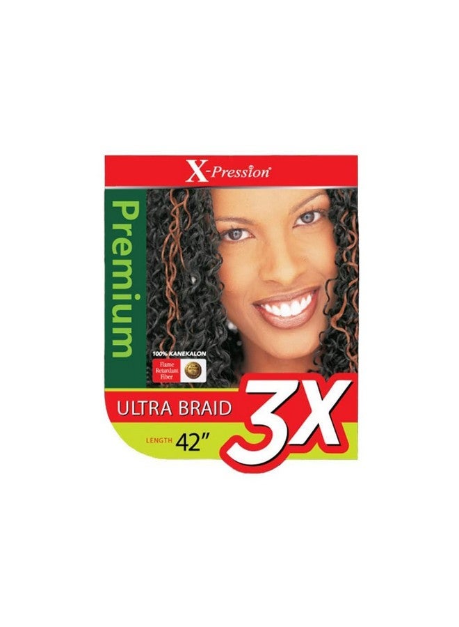 Outre Braids Xpression Kanekaion 3X Pre Stretched Braid 42" (3Pack 2T1B/Pur) - Image 5