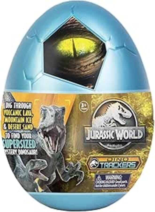 Jurassic World Captivz Dino Trackers Surprise Egg Mega Fun with Pop n Lock Dinosaur Toys For Kids Boy Girl
