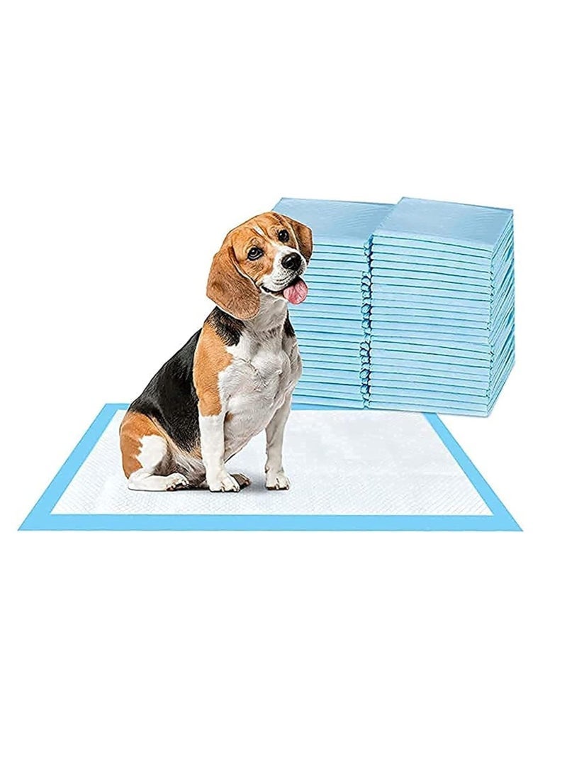 TYCOM dog and puppy training pads 50pcs disposable dog pee pads ultra absorbent leak proof pet underpads dry quickly pee pad for dog cats rabbits or other house training pets 45 60 cm