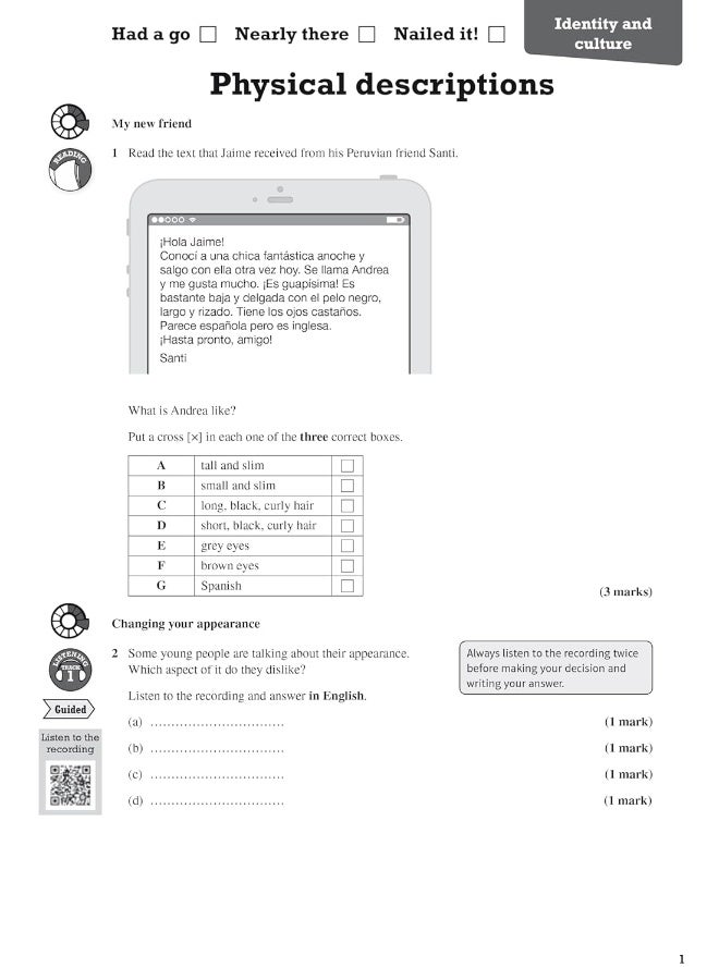 Pearson Edexcel GCSE (9-1) Spanish Revision Workbook Second Edition: for home learning, 2022 and 2023 assessments and exams - Image 4