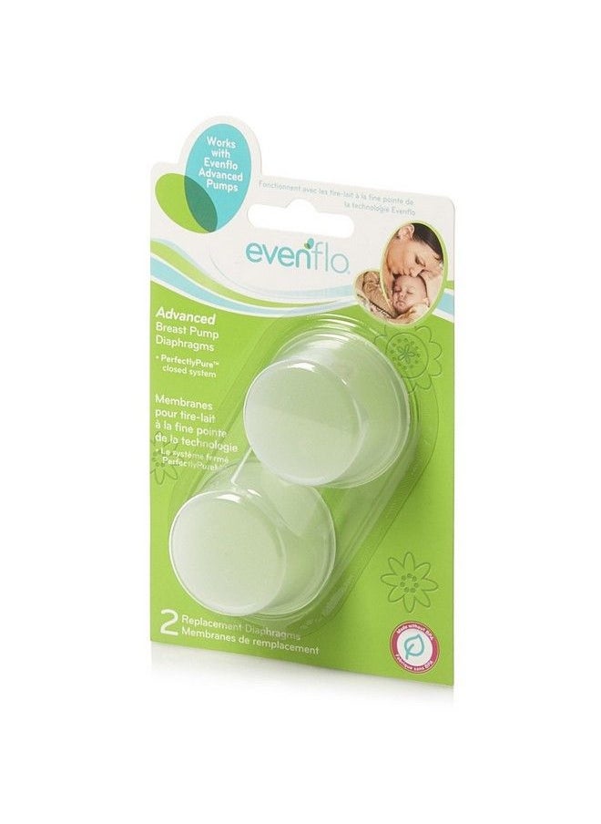 Evenflo Feeding أغشية سيليكون بديلة لمضخات الثدي المتقدمة (عبوة من قطعتين) شفافة  - Image 3