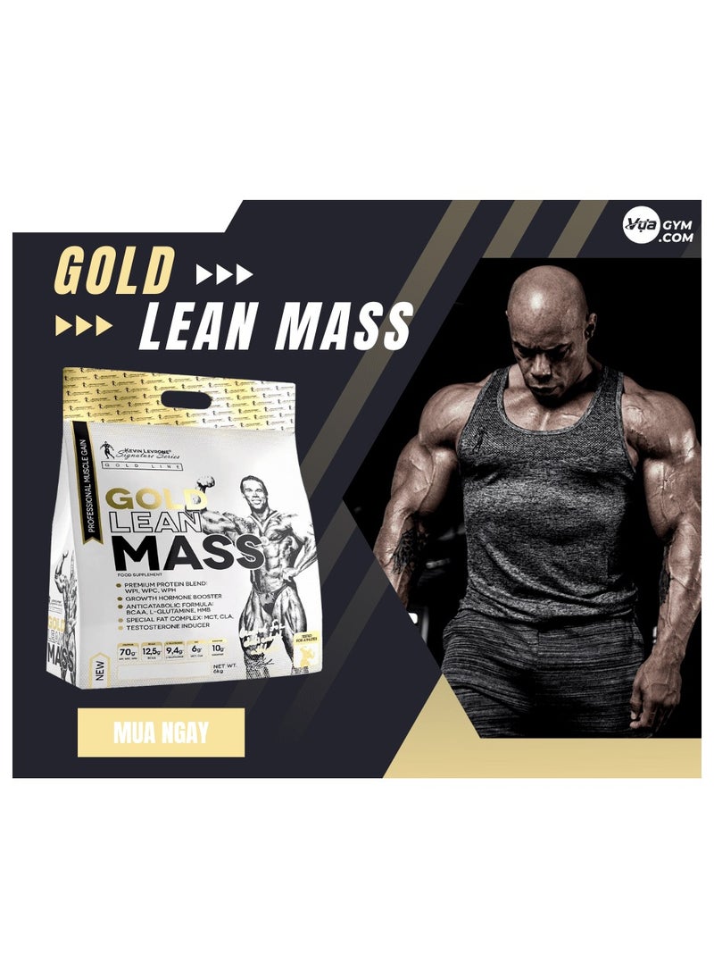 KEVIN LEVRONE Kevin Levrone Gold Lean Mass 6kg Vanilla 30 Servings  - Image 2