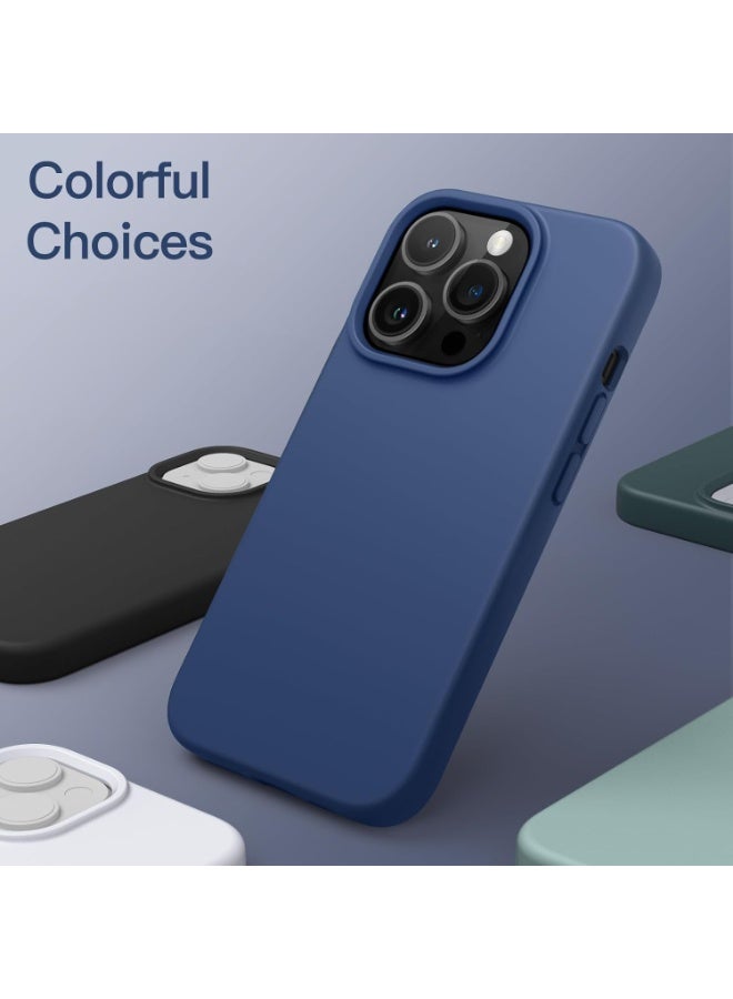 BORTONY iPhone 14 Pro Max Case Liquid Silicone Anti Scratch Anti Fingerprint Soft Silky Touch Shockproof Protective Cover for Apple iPhone 14 Pro Max - Image 5