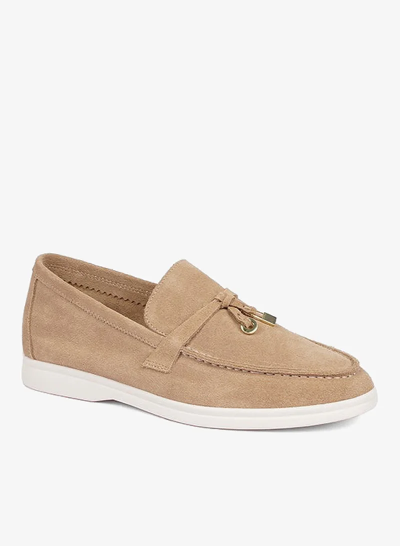 كابلي لوفر شامواه بتفصيل ربطة أنيقة