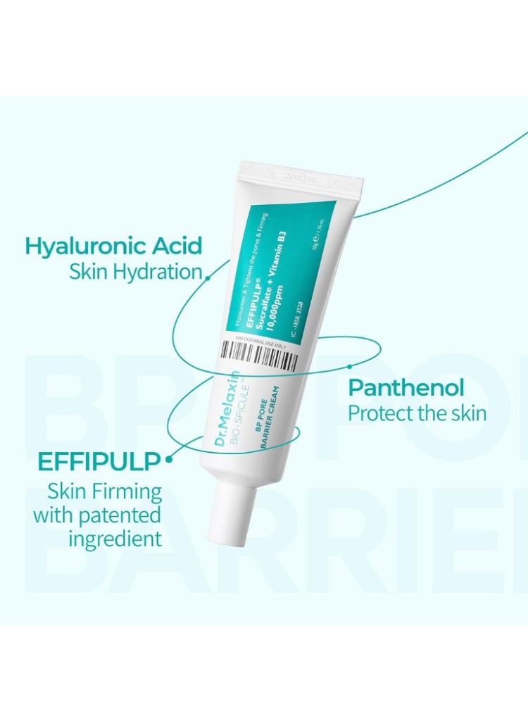 دكتور ميلاكسين علاج المسام الواسعة والزيوت الزائدة وتقوية حاجز البشرة – كريم Dr. Melaxin BP Pore Barrier لتضييق المسام وترطيب البشرة وتوازنها - Image 4