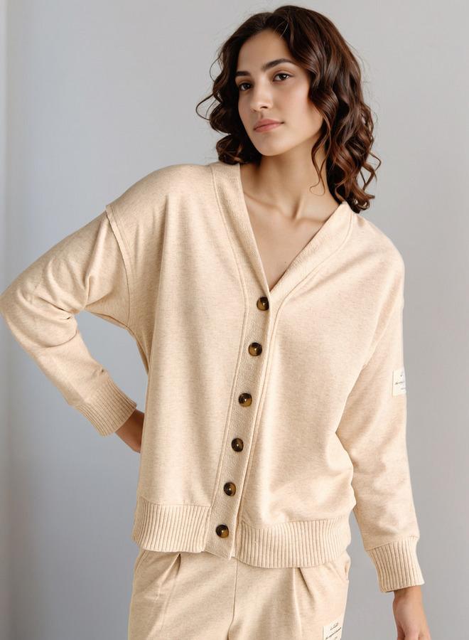 Splash FAV Pyjama Set Button-Down Cardigan Shirt & Trousers - Image 2