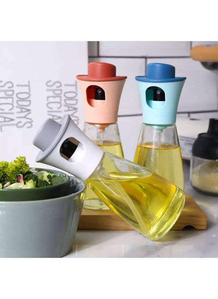 DD RETAILS DD Retails Stylish Oil Sprayer Bottle Olive Oil Sprayer Mister Oil Spray Bottle for Salad BBQ Kitchen Baking and Roasting Multicolor Pack of 1  - Image 2