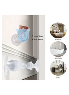 KASTWAVE 8 Pcs Door Stoppers, Silicone Door Stops Damage-Free with Durable Reusable Waterproof Rubber Door Stoppers for Heavy Duty Wall, No Need to Drill Collision Mute No Trace  - Image 2