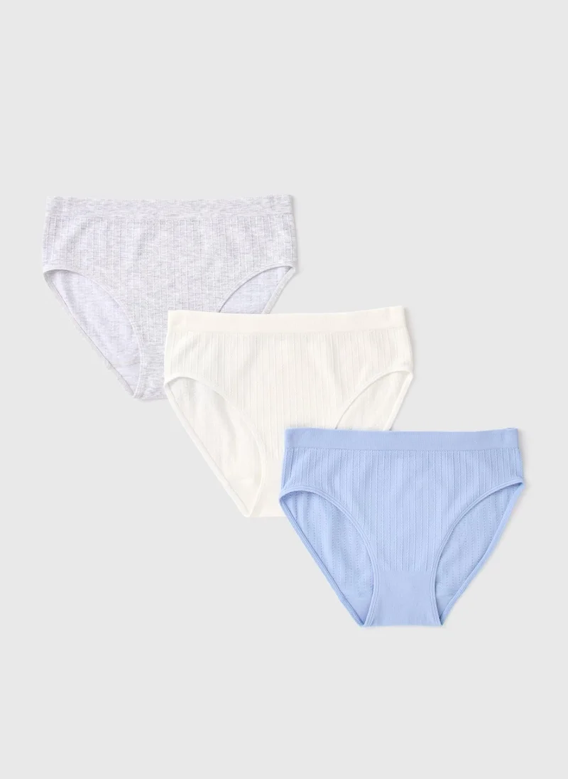 Matalan 3 Pack Midi Knickers