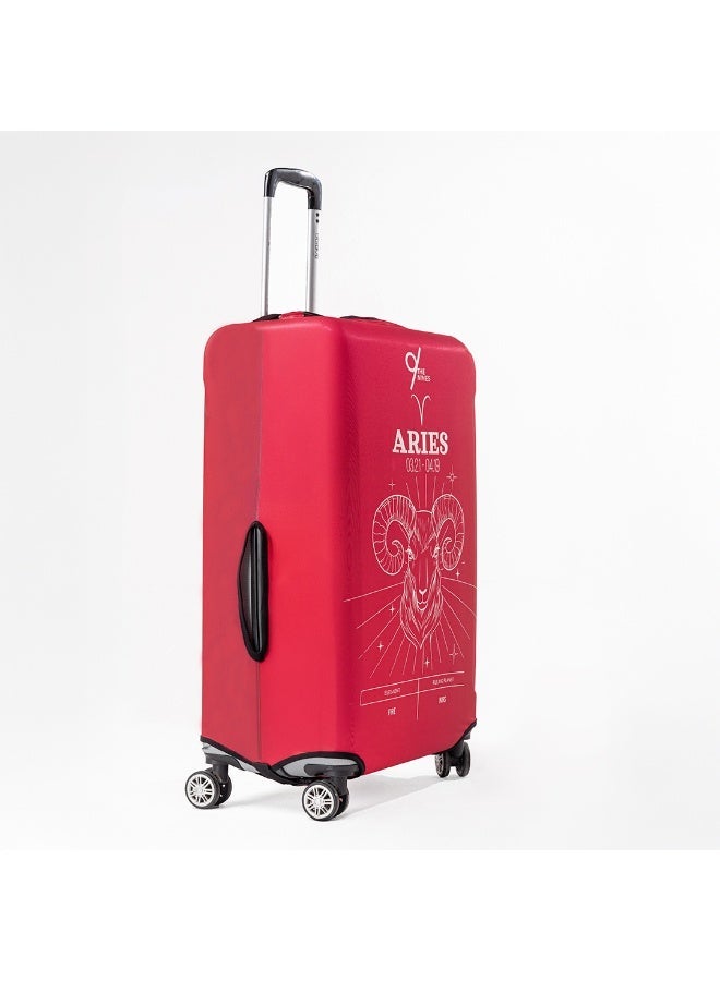 THE NINES LUGGAGE COVER "BLAZING ARIES" -L (25-28 inch) - Image 2