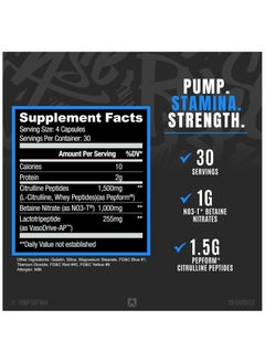 RYSE Blackout Pump Cap Max, 120 Capsules  - Image 2
