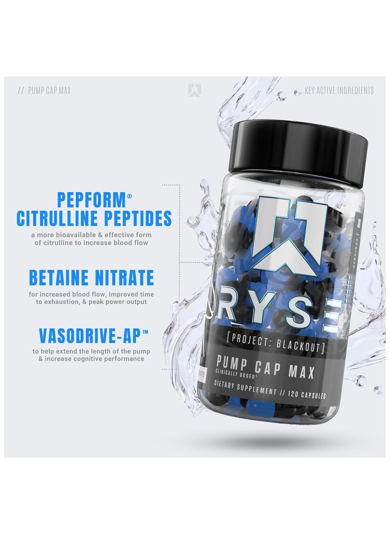 RYSE - Blackout Pump Cap Max, 120 Capsules - Image 1
