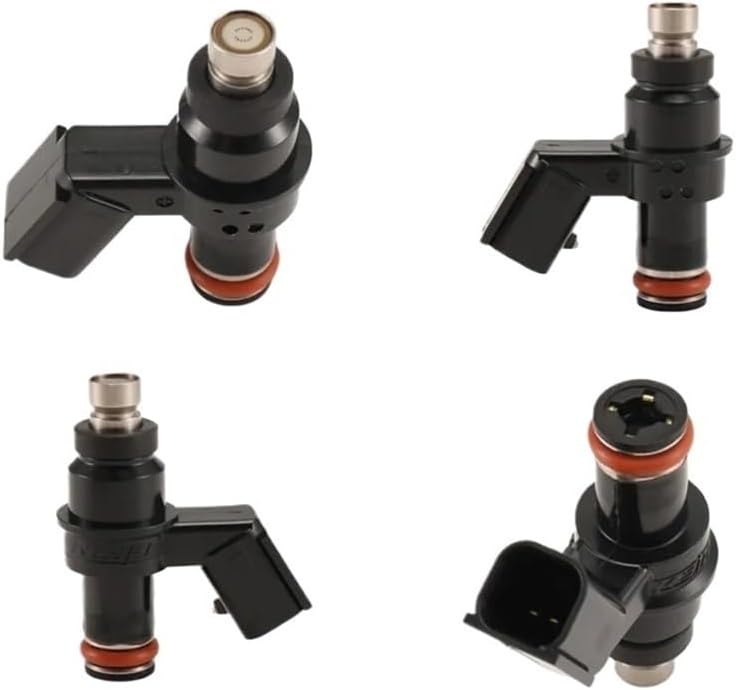 Black Motorcycle Fuel Injector Nozzle 15710-21H00 Compatible for SUZUKI GSX-R1000 2007 2008 K7 fuel injector replacement - Image 4