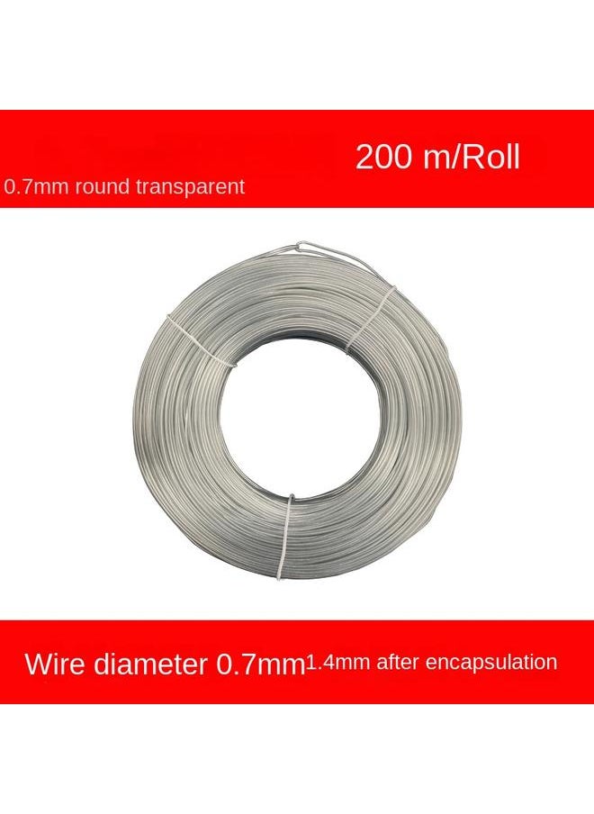 Bluejw Diameter 1.00mm Wrapping Iron Wire Wrapping Glue Binding Wire Binding Line 360 M Binding Belt Multicolor Postage  - Image 1