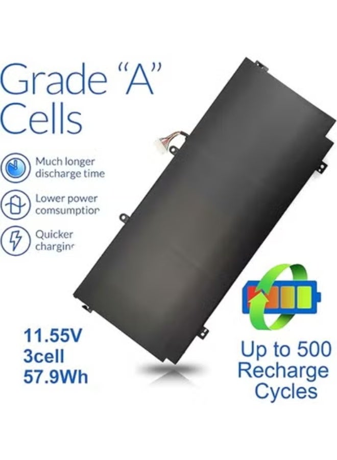 Laptop Battery 60Wh – Slim & Lightweight Replacement – High Performance for Convertible Laptops - Image 2