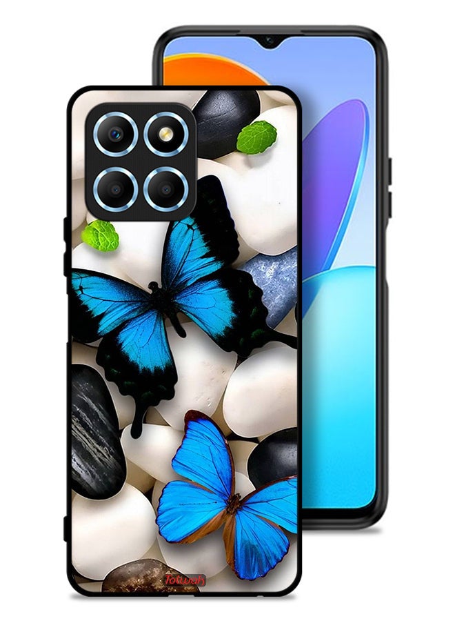 Tolwak Honor X6 Protective Case Cover Butterflies On Stones - Image 1