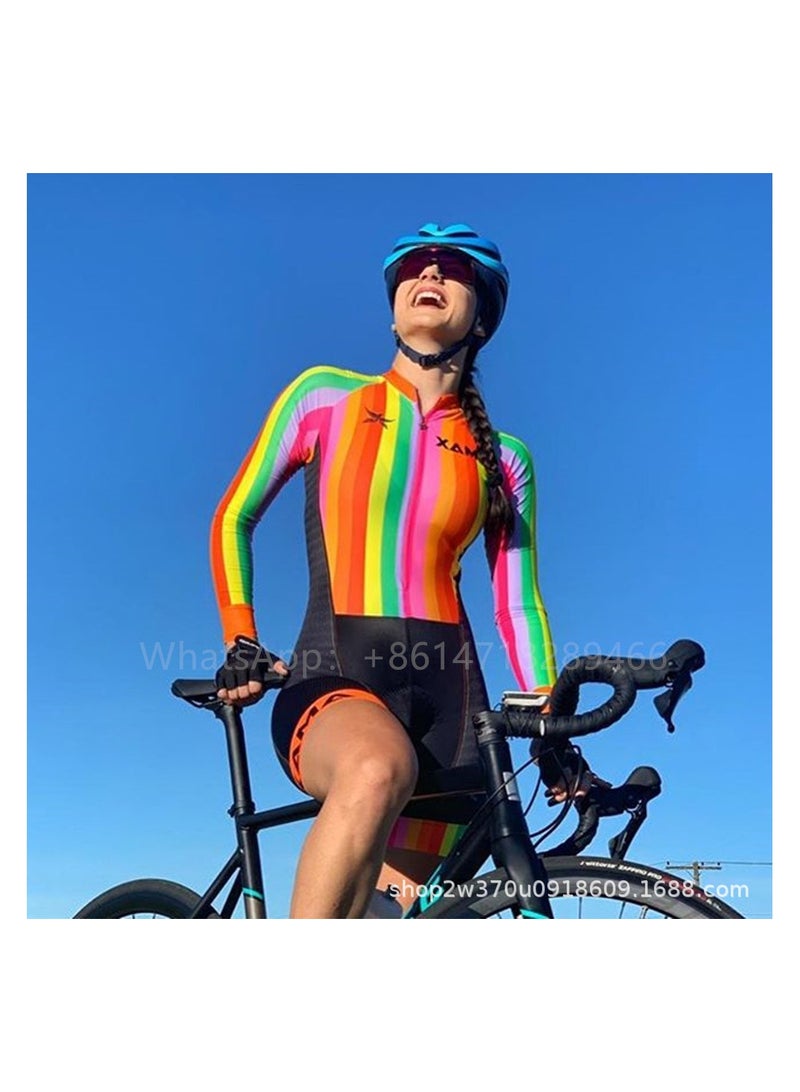 KUYING GR New Summer Outdoor Sunscreen Moisture Absorption Quick Drying Bicycle Women's Cycling Clothing Set  - Image 1
