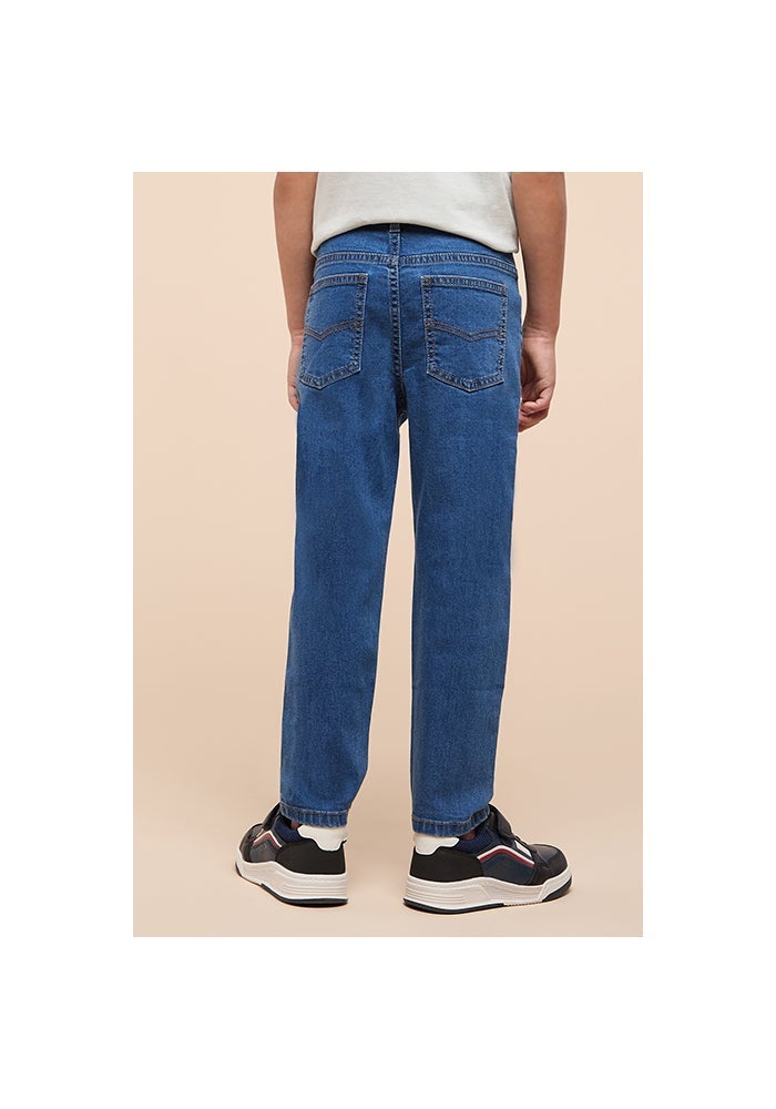 R&B Washed Jeans with Button Closure - Image 5