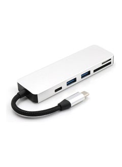 نيبمينينت محول 5 في 1 متعدد المنافذ بموزع USB C مع منفذ 3.1 ومنفذي 3.0 وقارئ بطاقات SD وTF لأجهزة Type  - Image 2