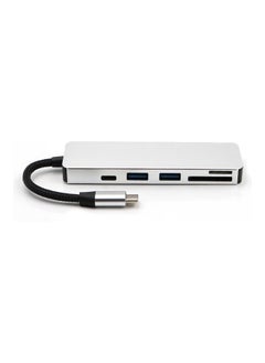 نيبمينينت محول 5 في 1 متعدد المنافذ بموزع USB C مع منفذ 3.1 ومنفذي 3.0 وقارئ بطاقات SD وTF لأجهزة Type  - Image 3