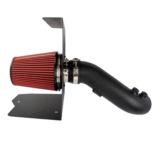 Cold Air Intake Kit Compatible With Toyota Tundra 2012 2013 2014 2015 2016 2017 2018 2019 2020 2021 Red Cold Air Intake With Heat Shield