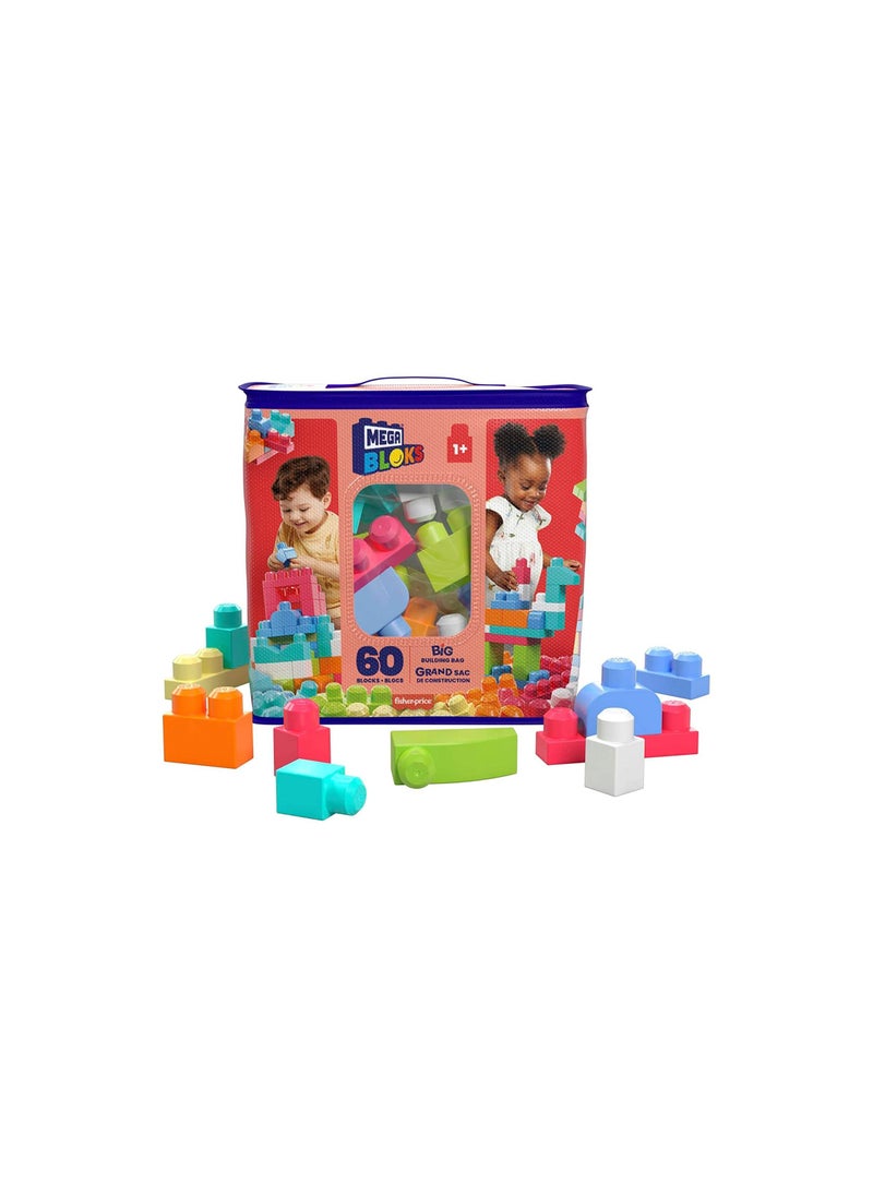 Mega Bloks Mega Bloks First Builders Building Bag 60Pcs  - Image 2