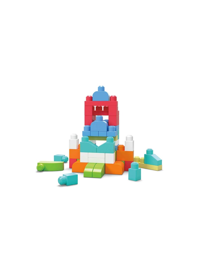 Mega Bloks Mega Bloks First Builders Building Bag 60Pcs  - Image 3