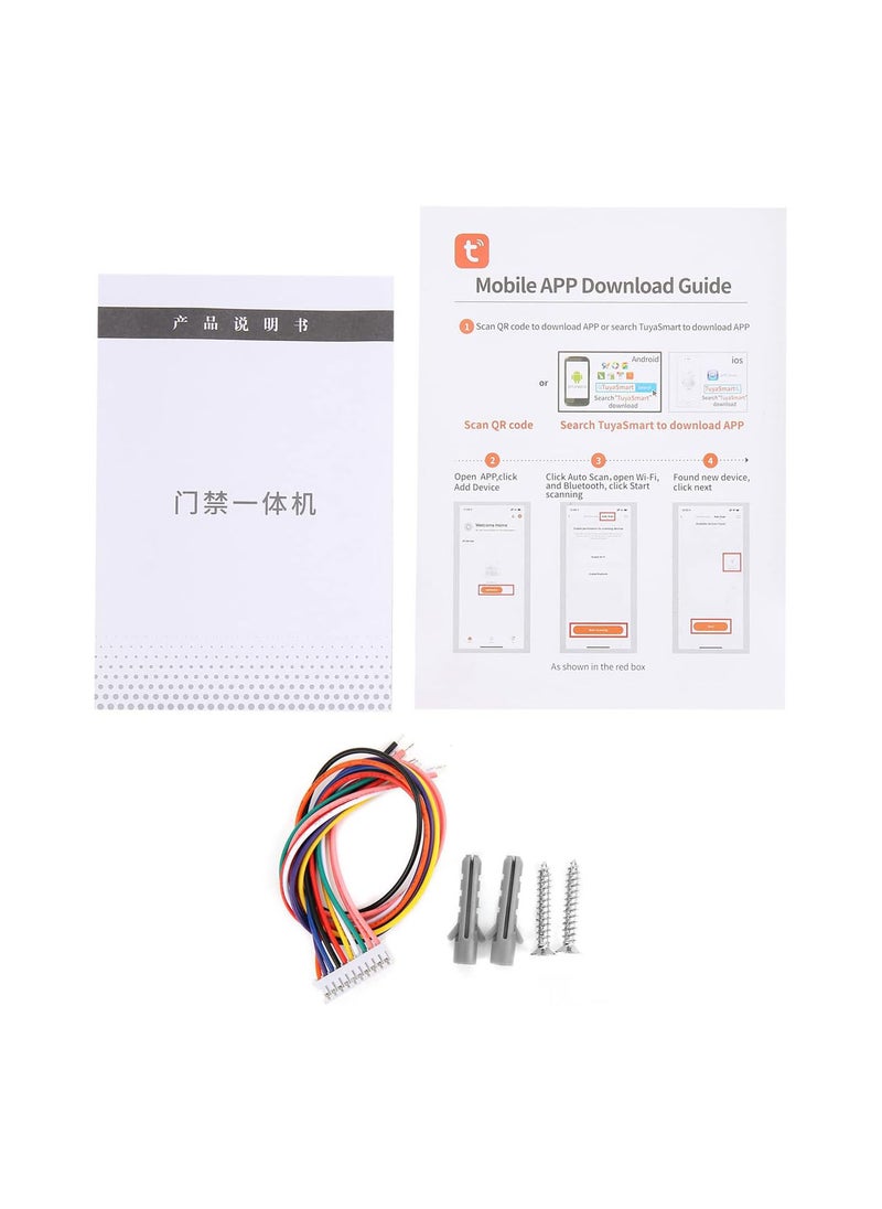 Remote WIFI Access Control, Access Control Remote, 13.56MHZ Card Unlock Password WG26 34 Lighted Keyboard with Multifunctional Design for Reliable Daily Home Office Security