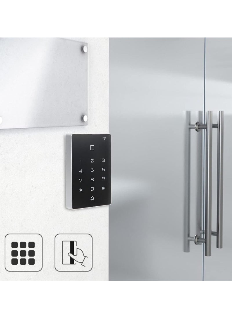 Remote WIFI Access Control, Access Control Remote, 13.56MHZ Card Unlock Password WG26 34 Lighted Keyboard with Multifunctional Design for Reliable Daily Home Office Security