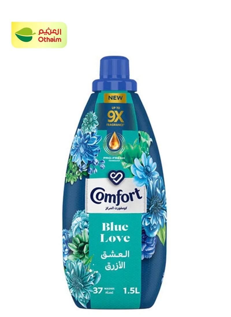 Comfort - Comfort Concentrated Fabric Softener, Blue Love Scent, 1.5 L - Image 1