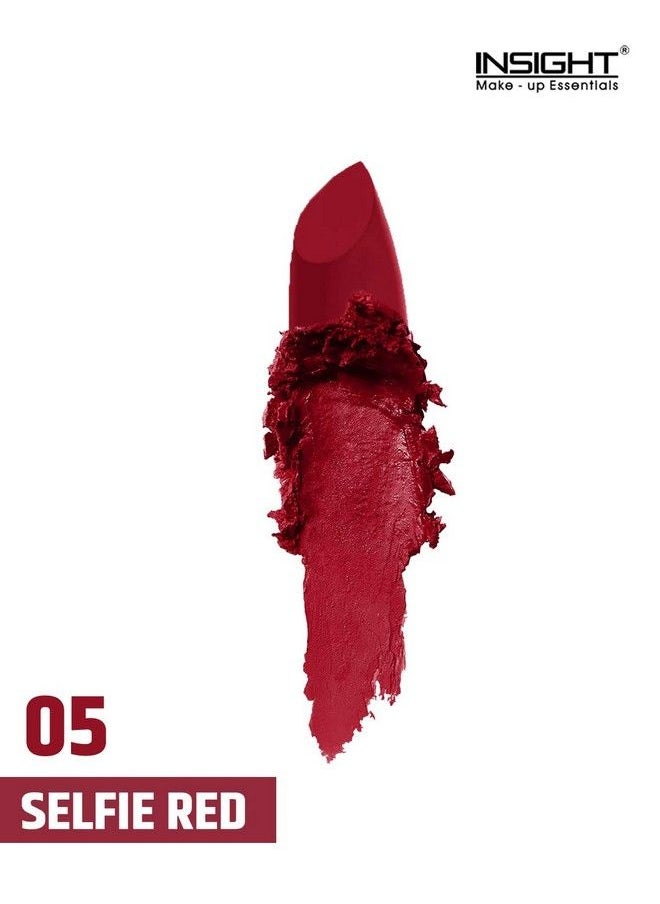 Insight Cosmetics Matte Lipstick (04Selfie Red)  - Image 4