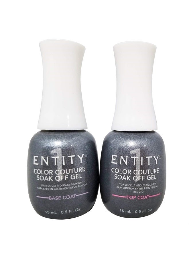 One Soak off Gel Polish Top Coat & Base Coat duo .5 oz