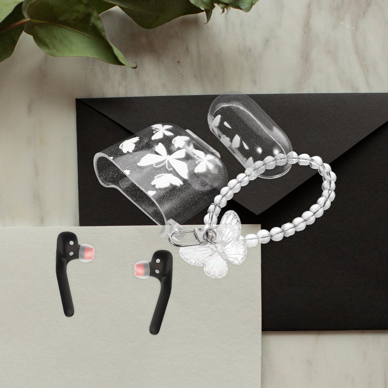 Earbuds Case Earbuds Shell Beaded Chain Earbuds Cover Compatible with Airpods 1 2 Generation - Image 4