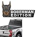 LHDOS Dog Edition Badge for Car 3D Laser Cutting Animal Car Emblem Funny Cute Dog Badge Car Decals Sticker Acrylic Bumper Sticker Auto Exterior Decoration Emblem for Car Truck Doberman Pinscher - Image 2