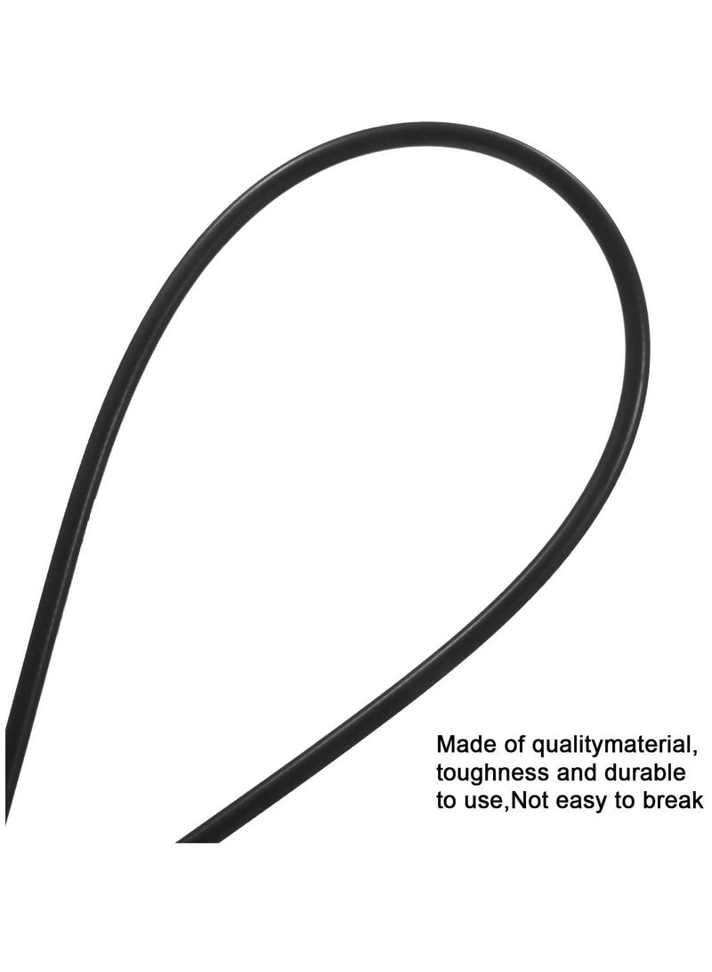 Y&D Bike Brake Cable Housing Kit Includes 1 Set Bicycle Line, 2 Pieces V Noodle Guide Pipe and Plastic Hoses for Road Mountain Cycling (Black Line) - Image 4