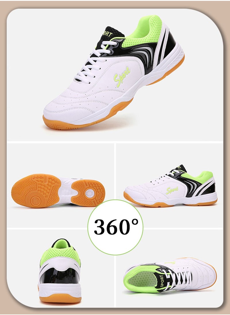 Men's Outdoor Badminton Shoes, Lightweight, Anti-Slip, Shock Absorption, Breathable Sports Sneakers