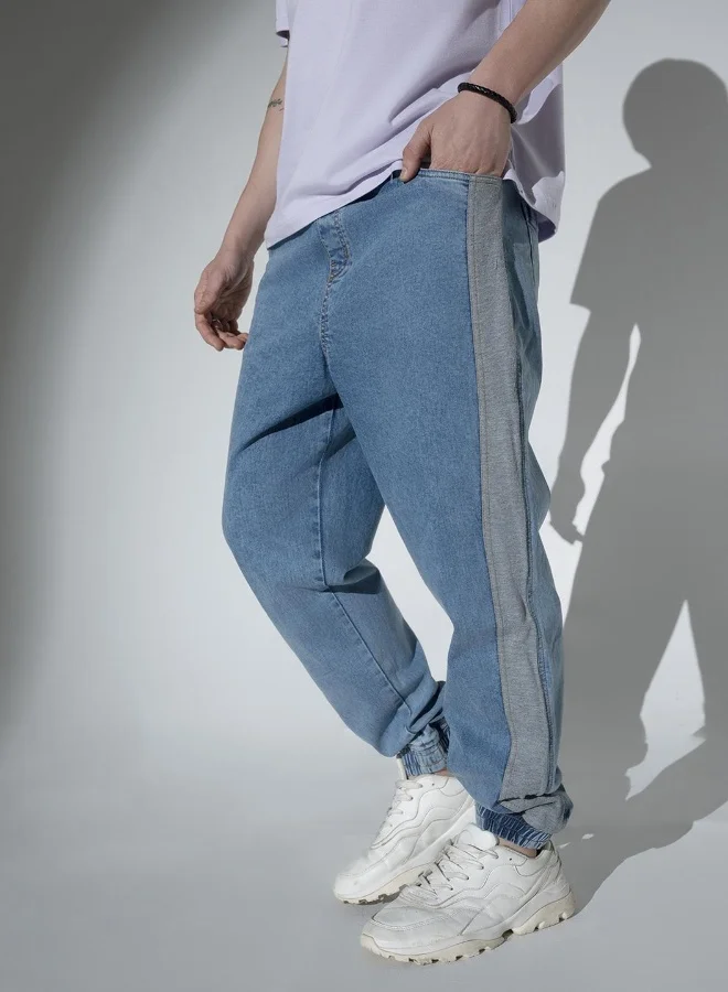 Hubberholme Light Blue Jeans For Men