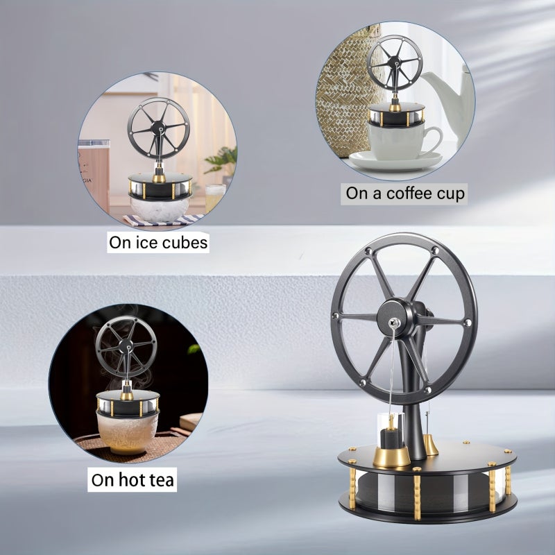 محرك ستيرلينغ نموذج HZZ92BK قطعة واحدة من النحاس والألومنيوم مجموعة مشروع علمي تعليمي - Image 2