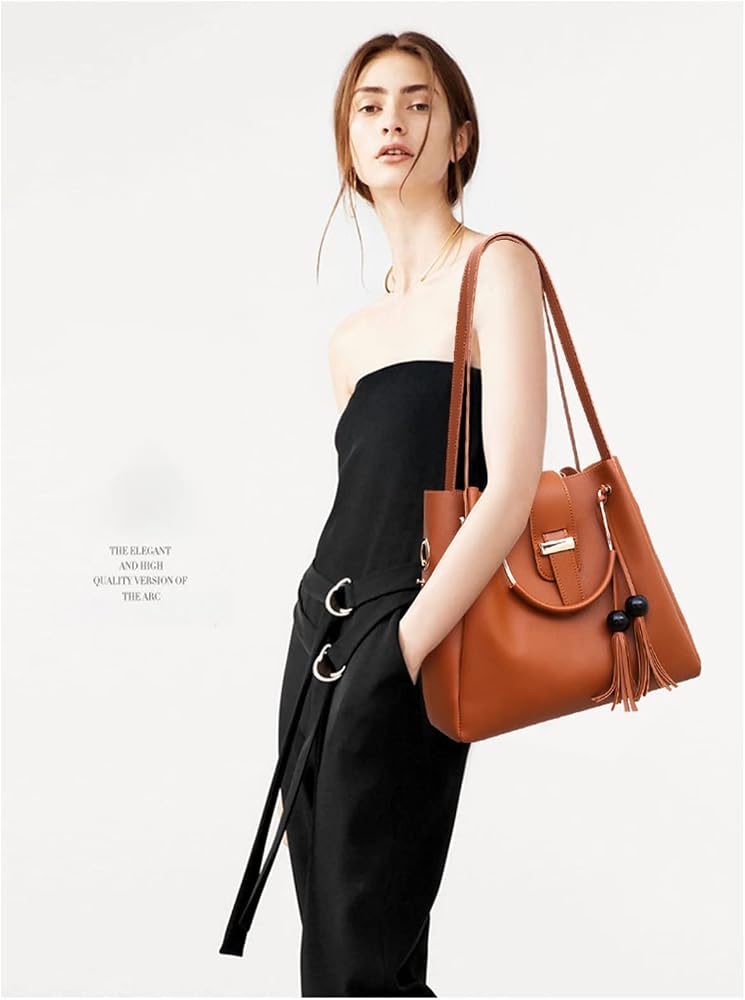 N/P Womens Purse and Handbag Bag Set Handle Shoulder Bag - Image 3