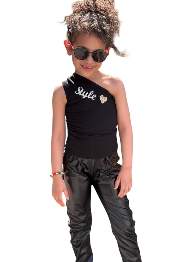 BODY ONE SHOULDER COTTON LYCRA GIRLS TREATED ANTI-ALLERGENIC