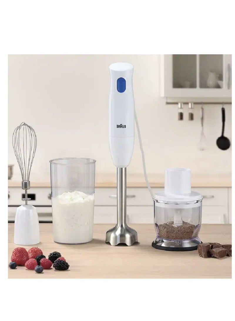 BRAUN MultiQuick 1 Hand Blender With Chopper MQ10.202M WH White - Image 4