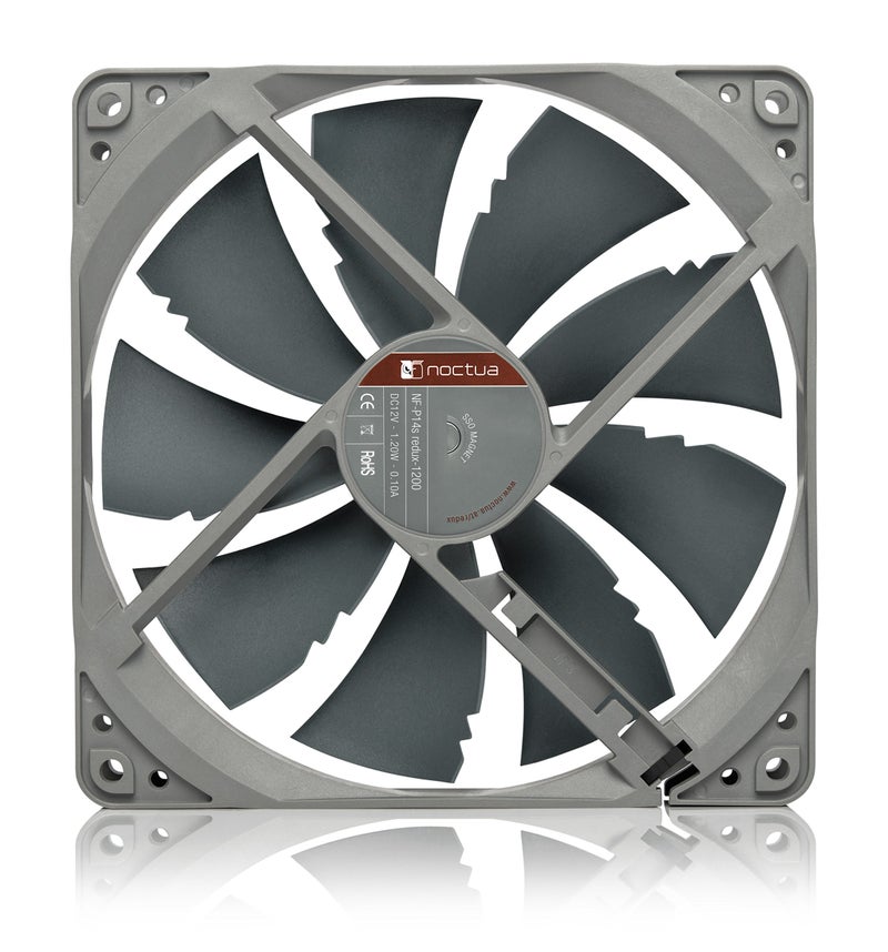 Noctua NF-P14s redux-1200, Quiet Fan, 3-Pin, 1200 RPM (140mm, Grey) - Image 3