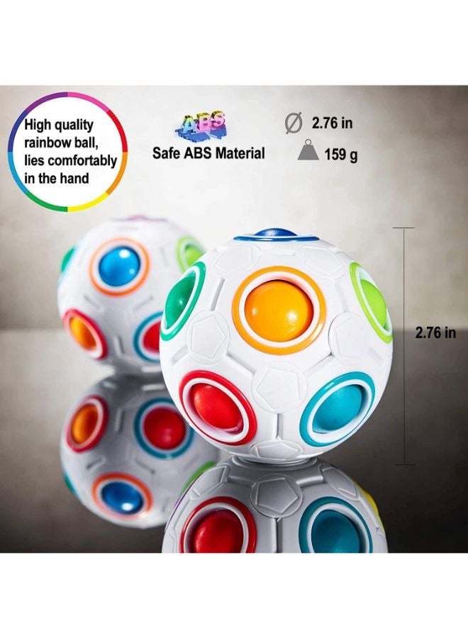 سحر قوس قزح لغز تململ الموضوع الدماغ لعبة الغزل مكعب - Image 2