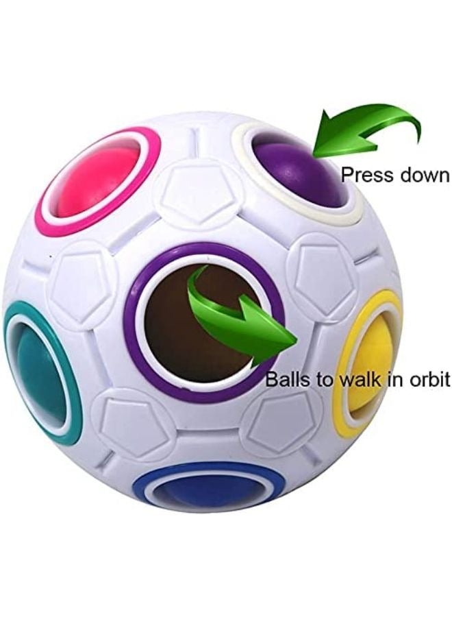 سحر قوس قزح لغز تململ الموضوع الدماغ لعبة الغزل مكعب - Image 4