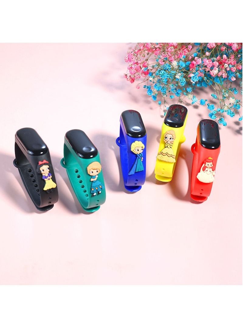 Generic - Kids' Water Resistant Silicone Digital Watch 6PCS - Image 1