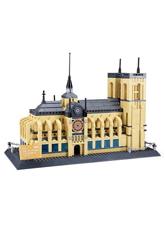 Apostrophe Games Apostrophe Games Notre-Dame Cathedral Building Block Set (1378 Pieces) Paris's Notre Dame Cathedral Famous Landmark Series - Architecture Model for Kids and Adults  - Image 4