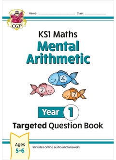 New KS1 Maths Year 1 Mental Arithmetic Targeted Question Book (incl. Online Answers & Audio Tests)  - Image 1